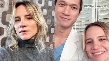 Bianca Comparato e Harry Shum nos bastidores de Grey's Anatomy - Foto: Reprodução / Instagram